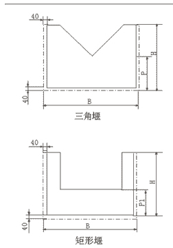 超聲波明渠流量計(jì)三角堰矩形堰